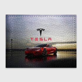 Обложка для студенческого билета с принтом Tesla Roadster в Тюмени, натуральная кожа | Размер: 11*8 см; Печать на всей внешней стороне | Тематика изображения на принте: america | auto | car | electric | elon | motors | musk | roadster | tesla | usa | vehicle | авто | америка | илон | маск | модель | сша | тесла | электромобиль