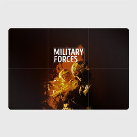 Магнитный плакат 3Х2 с принтом Military Forces в Тюмени, Полимерный материал с магнитным слоем | 6 деталей размером 9*9 см | 23 февраля | army | military | soldier | альфа | армия | день защитника отечества | милитари | солдат | спецназ | спецназ гру