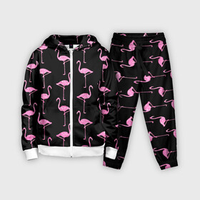 Детский костюм 3D с принтом Фламинго | Чёрная в Тюмени,  |  | birds | drawing | fashion | feathers | flamingo | graphics | illustration | pink | stand | style | wings | youth | графика | иллюстрация | картинка | клюв | красивые | крылья | мода | молодежная | перья | птицы | рисунок | розовый | стиль | стоят