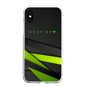 Чехол для iPhone XS Max матовый с принтом DESTINY / ДЕСТИНИ в Тюмени, Силикон | Область печати: задняя сторона чехла, без боковых панелей | action | destiny | destiny 2 | fantasy | game | hunter | online | tegunvteg | titan | traveller | warlock | игры | космос | шутер