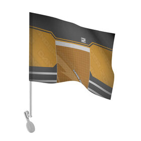 Флаг для автомобиля с принтом DANGER ZONE в Тюмени, 100% полиэстер | Размер: 30*21 см | cs | cs go | danger zone | go | hl2 | razum