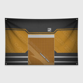 Флаг-баннер с принтом DANGER ZONE в Тюмени, 100% полиэстер | размер 67 х 109 см, плотность ткани — 95 г/м2; по краям флага есть четыре люверса для крепления | cs | cs go | danger zone | go | hl2 | razum