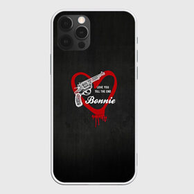 Чехол для iPhone 12 Pro Max с принтом Bonnie в Тюмени, Силикон |  | barrow | bonnie | clyde | love you till the end | parker | бони | бони и клайд | бонни | для влюбленных | клайд | кровь | любовь | парные | пистолет | револьвер | сердце