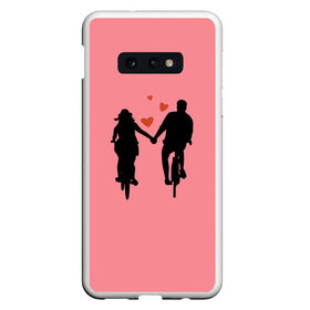 Чехол для Samsung S10E с принтом True Love в Тюмени, Силикон | Область печати: задняя сторона чехла, без боковых панелей | Тематика изображения на принте: angel | cupid | day | happy | heart | love | rose | valentine | valentines | ангел | валентин | валентина | валентинка | день | купидон | любовь | святого | святой | сердце