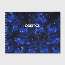 Альбом для рисования с принтом CONTROL в Тюмени, 100% бумага
 | матовая бумага, плотность 200 мг. | Тематика изображения на принте: control | game | remedy | tegunvteg | игры | контрол | ремеди