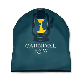 Шапка 3D с принтом Карнивал Роу - Carnival Row в Тюмени, 100% полиэстер | универсальный размер, печать по всей поверхности изделия | Тематика изображения на принте: carnival row | волшебный | исторический | карнивал роу | крылья | лампа | лого | логотип | подарок | сериал | сказка | фея | шляпа