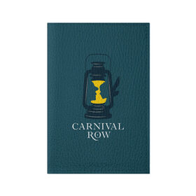 Обложка для паспорта матовая кожа с принтом Карнивал Роу - Carnival Row в Тюмени, натуральная матовая кожа | размер 19,3 х 13,7 см; прозрачные пластиковые крепления | carnival row | волшебный | исторический | карнивал роу | крылья | лампа | лого | логотип | подарок | сериал | сказка | фея | шляпа