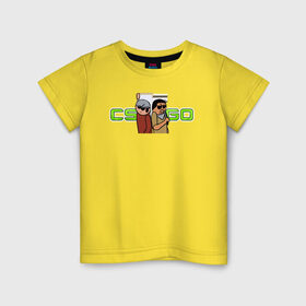 Детская футболка хлопок с принтом CS GO Мультяхи в Тюмени, 100% хлопок | круглый вырез горловины, полуприлегающий силуэт, длина до линии бедер | counter strike | counter strike global offensive | cs go | csgo