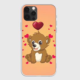 Чехол для iPhone 12 Pro Max с принтом Медвежонок в Тюмени, Силикон |  | bear | day | heart | love | romantic | valentine | valentines | амур | валентина | влюбленные | влюбленных | всех | день | купидон | любовь | медведь | медвежонок | романтика | романтичность | святого | сердечки | сердечко