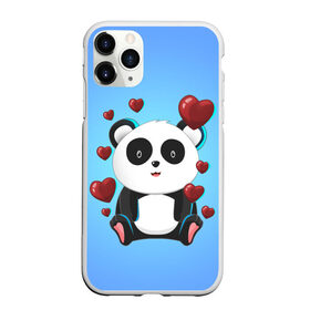 Чехол для iPhone 11 Pro Max матовый с принтом Панда в Тюмени, Силикон |  | day | heart | love | panda | romantic | valentine | valentines | амур | валентина | влюбленные | влюбленных | всех | день | купидон | любовь | романтика | романтичность | святого | сердечки | сердечко | сердце