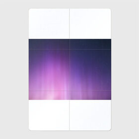 Магнитный плакат 2Х3 с принтом северное сияние фиолетовый в Тюмени, Полимерный материал с магнитным слоем | 6 деталей размером 9*9 см | Тематика изображения на принте: градиент | звезды | космос | небо | ночь | природа | пурпурный | север | северное сияние | сиреневый | фиолетовый
