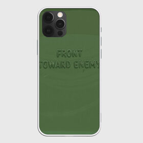 Чехол для iPhone 12 Pro Max с принтом Этой стороной к врагу в Тюмени, Силикон |  | 23 февраля | claymore | клеймор | мина | подарок