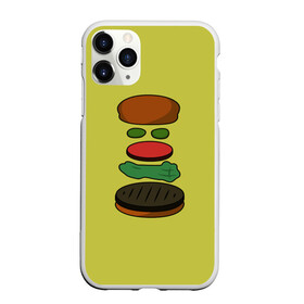 Чехол для iPhone 11 Pro матовый с принтом Бургер в разборе в Тюмени, Силикон |  | fastfood | food | pattern | бургер | бургер кинг | гамбургер | еда | макдональдс | паттерн | фастфуд