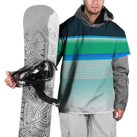 Накидка на куртку 3D с принтом Sea color в Тюмени, 100% полиэстер |  | Тематика изображения на принте: green | line | lines | sea | sea color | wave | зеленый | море | морской цвет