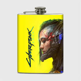 Фляга с принтом Cyberpunk 2077 в Тюмени, металлический корпус | емкость 0,22 л, размер 125 х 94 мм. Виниловая наклейка запечатывается полностью | cyberpunk 2077 | hacker | maelstrom | militech | quadra | samurai | sci fi | technology | trauma team | v | будущее | игра | иероглифы | киану ривз | кибер | киберпанк | киборг | киборги | корпорация | лого | милитек | панк | роботы | самурай | т