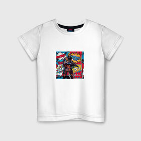 Детская футболка хлопок с принтом Cs:Go Pop Art в Тюмени, 100% хлопок | круглый вырез горловины, полуприлегающий силуэт, длина до линии бедер | counter strike | cs go | game | pop art | игра | комикс | кс го | поп арт