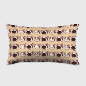 Подушка 3D антистресс с принтом поп кэт в Тюмени, наволочка — 100% полиэстер, наполнитель — вспененный полистирол | состоит из подушки и наволочки на молнии | popping cat | кот | мем
