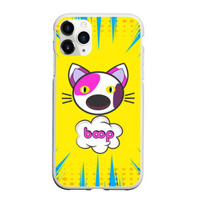 Чехол для iPhone 11 Pro Max матовый с принтом PoP CaT BooP в Тюмени, Силикон |  | Тематика изображения на принте: boom | meme | pop art | popping | бум | буп кот | котик | мем | поп арт | ретро | стиль