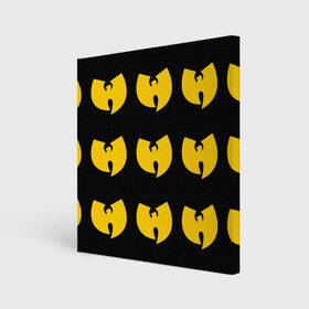 Холст квадратный с принтом Wu-Tang Clan в Тюмени, 100% ПВХ |  | hip hop | rap | wu | wu tang | wu tang clan | рэп | хип хоп