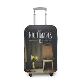 Чехол для чемодана 3D с принтом Little Nightmares 2 в Тюмени, 86% полиэфир, 14% спандекс | двустороннее нанесение принта, прорези для ручек и колес | little nightmares | nightmares | игры | литл найтмейрс | моно | учительница