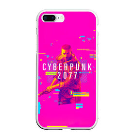 Чехол для iPhone 7Plus/8 Plus матовый с принтом Cyberpunk 2077 в Тюмени, Силикон | Область печати: задняя сторона чехла, без боковых панелей | cyberpunk 2077 | hacker | maelstrom | militech | quadra | samurai | sci fi | technology | trauma team | v | будущее | игра | иероглифы | киану ривз | кибер | киберпанк | киборг | киборги | корпорация | лого | милитек | панк | роботы | самурай | т