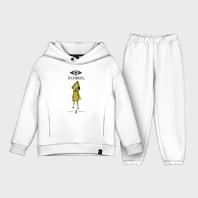 Детский костюм хлопок Oversize с принтом Little Nightmares в Тюмени,  |  | littlenightmares | игра | монстры | хоррор | шестая