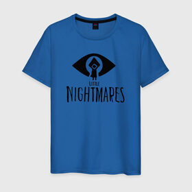 Мужская футболка хлопок с принтом Little Nightmares в Тюмени, 100% хлопок | прямой крой, круглый вырез горловины, длина до линии бедер, слегка спущенное плечо. | game | little | little nightmares | ln | nightmares | игра