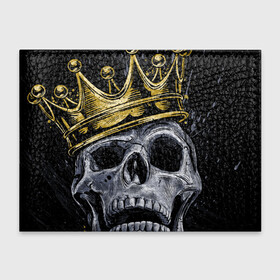 Обложка для студенческого билета с принтом Король скелетов в Тюмени, натуральная кожа | Размер: 11*8 см; Печать на всей внешней стороне | Тематика изображения на принте: 