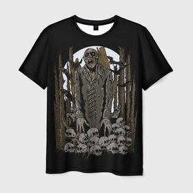 Мужская футболка 3D с принтом Вампир в Тюмени, 100% полиэфир | прямой крой, круглый вырез горловины, длина до линии бедер | dracula | horror | nosferatu | vampire | вампир | влад цепеш | граф дракула | носферату | ужасы