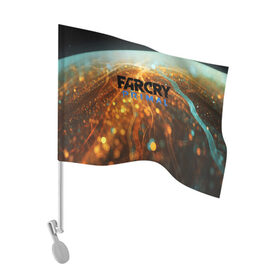 Флаг для автомобиля с принтом FARCRY:PROMAL (S) в Тюмени, 100% полиэстер | Размер: 30*21 см | far cry | far cry 5 | far cry new dawn | far cry primal | farcry | fc 5 | fc5 | game | new dawn | primal | игры | постапокалипсис | фар край | фар край 5