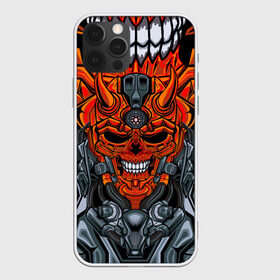 Чехол для iPhone 12 Pro Max с принтом CyberSkull в Тюмени, Силикон |  | cyberpunk | evil | head | mask | mechanical | rage | robot | skull | арт | гнев | голова | демон | дьявол | злой | киберпанк | маска | механический | монстр | робот | рога | череп