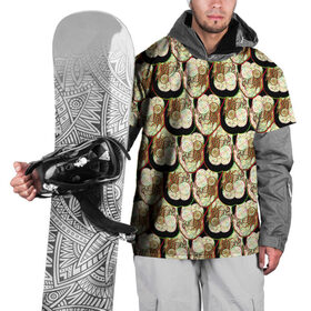Накидка на куртку 3D с принтом Face the truth в Тюмени, 100% полиэстер |  | Тематика изображения на принте: face the truth | лица | правда | психодел | психоделика | рожи | толпа