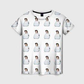 Женская футболка 3D с принтом OG Buda в Тюмени, 100% полиэфир ( синтетическое хлопкоподобное полотно) | прямой крой, круглый вырез горловины, длина до линии бедер | og | og buda | trap | рэп | строчка из песни | трэп | цитата