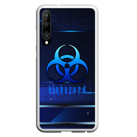 Чехол для Honor P30 с принтом BIOHAZARD в Тюмени, Силикон | Область печати: задняя сторона чехла, без боковых панелей | biohazard | game | monster | resident evil | resident evil 8 | umbrella | umbrella corp | umbrella corporation | zombie | обитель зла