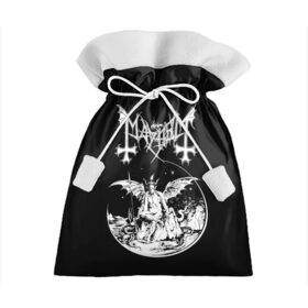 Подарочный 3D мешок с принтом Mayhem в Тюмени, 100% полиэстер | Размер: 29*39 см | Тематика изображения на принте: black | mayhem | metal | music | rock | блэк | гитара | группа | метал | музыка | рок | электрогитара