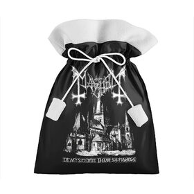 Подарочный 3D мешок с принтом Mayhem в Тюмени, 100% полиэстер | Размер: 29*39 см | Тематика изображения на принте: black | mayhem | metal | music | rock | skull | блэк | гитара | группа | метал | музыка | рок | череп | электрогитара