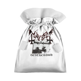 Подарочный 3D мешок с принтом Mayhem в Тюмени, 100% полиэстер | Размер: 29*39 см | Тематика изображения на принте: black | mayhem | metal | music | rock | skull | блэк | гитара | группа | метал | музыка | рок | череп | электрогитара