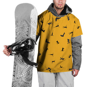 Накидка на куртку 3D с принтом Теплый ветер в Тюмени, 100% полиэстер |  | Тематика изображения на принте: rope jumping | адреналин | высота | прыжки с веревкой | спорт | теплый ветер | экстремальный спорт