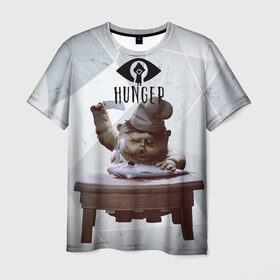 Мужская футболка 3D с принтом hanger в Тюмени, 100% полиэфир | прямой крой, круглый вырез горловины, длина до линии бедер | game | little nightmares | арт | графика | игры