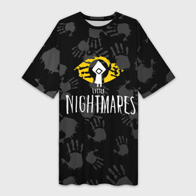Платье-футболка 3D с принтом Little Nightmares в Тюмени,  |  | bandai namco entertainment | little | little nightmares | nightmares | tarsier studios | маленькие | платформер