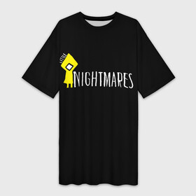 Платье-футболка 3D с принтом Little Nightmares в Тюмени,  |  | bandai namco entertainment | little | little nightmares | nightmares | tarsier studios | маленькие | платформер