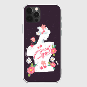 Чехол для iPhone 12 Pro Max с принтом Cool Girl в Тюмени, Силикон |  | 8 march | 8 марта | cool girl | feminism | flower | girl | woman | в подарок | весна | девочкам | девочке | женские | женщинам | женщине | март | праздник | фем | феменизм | цветочки | цветы