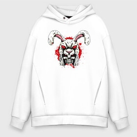 Мужское худи Oversize хлопок с принтом Skull hare в Тюмени, френч-терри — 70% хлопок, 30% полиэстер. Мягкий теплый начес внутри —100% хлопок | боковые карманы, эластичные манжеты и нижняя кромка, капюшон на магнитной кнопке | art | body | bones | dead | drawing | face | graffiti | head | roses | skeleton | skul | skull | ад | арт | голова | граффити | зло | кости | лицо | металл | нарисованный | розы | рок | скелет | скул | скулл | три черепа | тьма