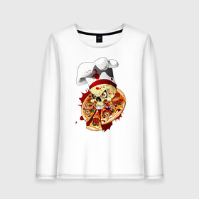 Женский лонгслив хлопок с принтом Skull cook в Тюмени, 100% хлопок |  | art | body | bones | dead | drawing | face | graffiti | head | roses | skeleton | skul | skull | ад | арт | голова | граффити | зло | кости | лицо | металл | нарисованный | розы | рок | скелет | скул | скулл | три черепа | тьма