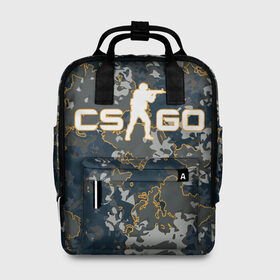 Женский рюкзак 3D с принтом CS:GO - Camo в Тюмени, 100% полиэстер | лямки с регулируемой длиной, сверху ручки, чтобы рюкзак нести как сумку. Основное отделение закрывается на молнию, как и внешний карман. Внутри два дополнительных кармана, один из которых закрывается на молнию. По бокам два дополнительных кармашка, куда поместится маленькая бутылочка
 | beast | camo | camouflage | counter | counter strike | cs | easy | ez | gg | ggwp | global | go | hyper | kill | offensive | one | shot | strike | зверь | камуфляж | скоростной