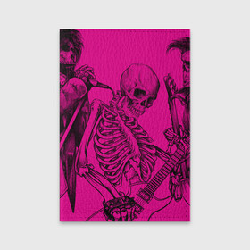 Обложка для паспорта матовая кожа с принтом Skeleton,zandieh в Тюмени, натуральная матовая кожа | размер 19,3 х 13,7 см; прозрачные пластиковые крепления | Тематика изображения на принте: bag | boock | boy | crazy | danger | flower | girl | lion | net | notepad | pencil | skeleton | skull | ticher