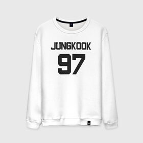 Мужской свитшот хлопок с принтом BTS - Jungkook 97 в Тюмени, 100% хлопок |  | boysband | bts | jungkook | jungkook 97 | k pop | korea | korean | music | бтс | джонгук | к поп | кей поп | корейская | корейский | корея | кпоп | музыка | чонгук