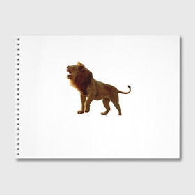 Альбом для рисования с принтом Король Лев в Тюмени, 100% бумага
 | матовая бумага, плотность 200 мг. | Тематика изображения на принте: disney | king | lion | король | лев