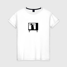 Женская футболка хлопок с принтом Little Nightmares 2 в Тюмени, 100% хлопок | прямой крой, круглый вырез горловины, длина до линии бедер, слегка спущенное плечо | little nightmares | игра | литл найтмер | персонаж | хоррор