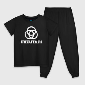 Детская пижама хлопок с принтом MIZUTANI Cyberpunk 2077 в Тюмени, 100% хлопок |  брюки и футболка прямого кроя, без карманов, на брюках мягкая резинка на поясе и по низу штанин
 | Тематика изображения на принте: cyberpunk 2077 | hacker | maelstrom | militech | quadra | samurai | sci fi | technology | trauma team | v | будущее | игра | иероглифы | киану ривз | кибер | киберпанк | киборг | киборги | корпорация | лого | милитек | панк | роботы | самурай | т